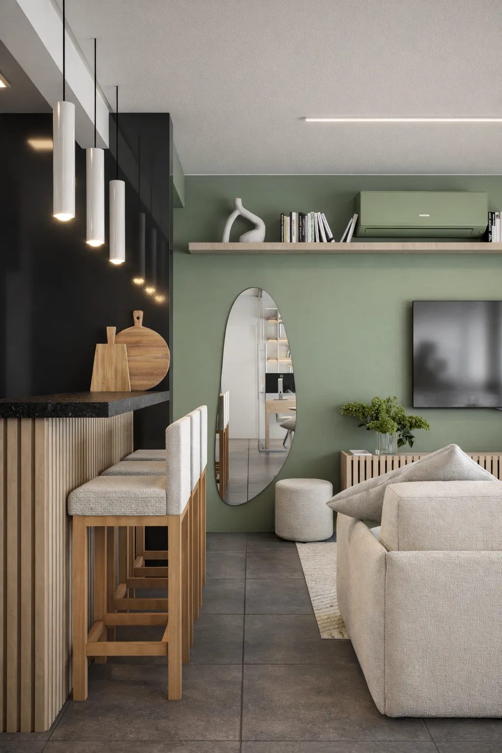 Projeto de interiores em Porto Alegre/RS: Apartamento JL