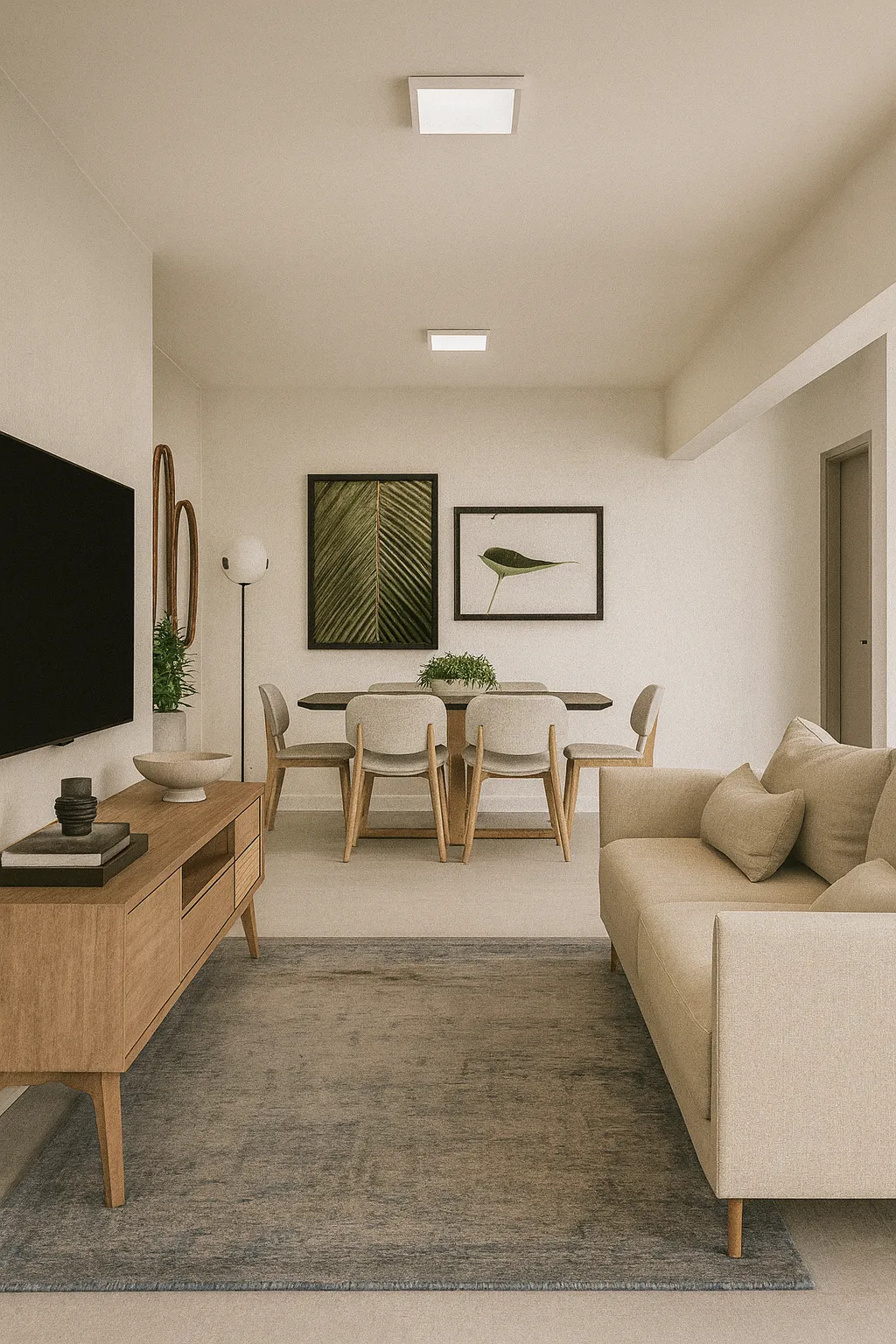 Projeto de interiores em Porto Alegre/RS: Apartamento Portal dos Coqueiros
