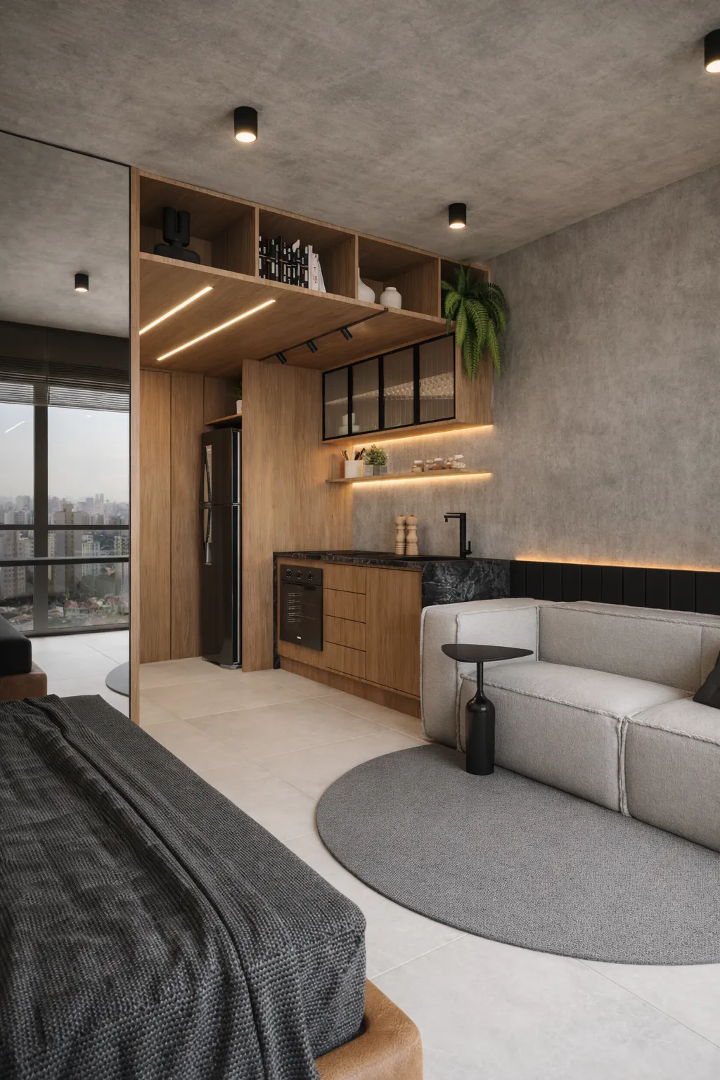 Projeto de interiores em São Paulo/SP: Apartamento Studio