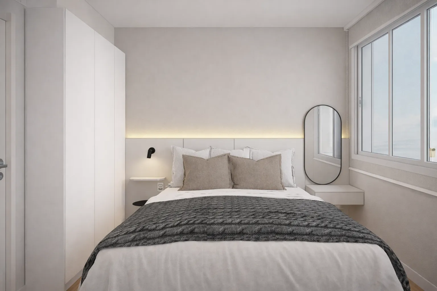 Projeto de interiores em Canoas/RS: Casa 109 Intimo