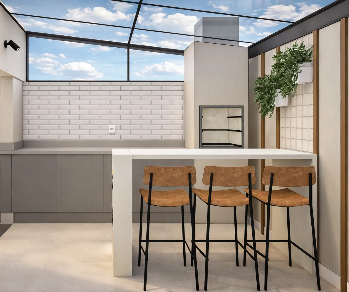 Ambiente 4 do projeto Casa 109 Social em Canoas/RS