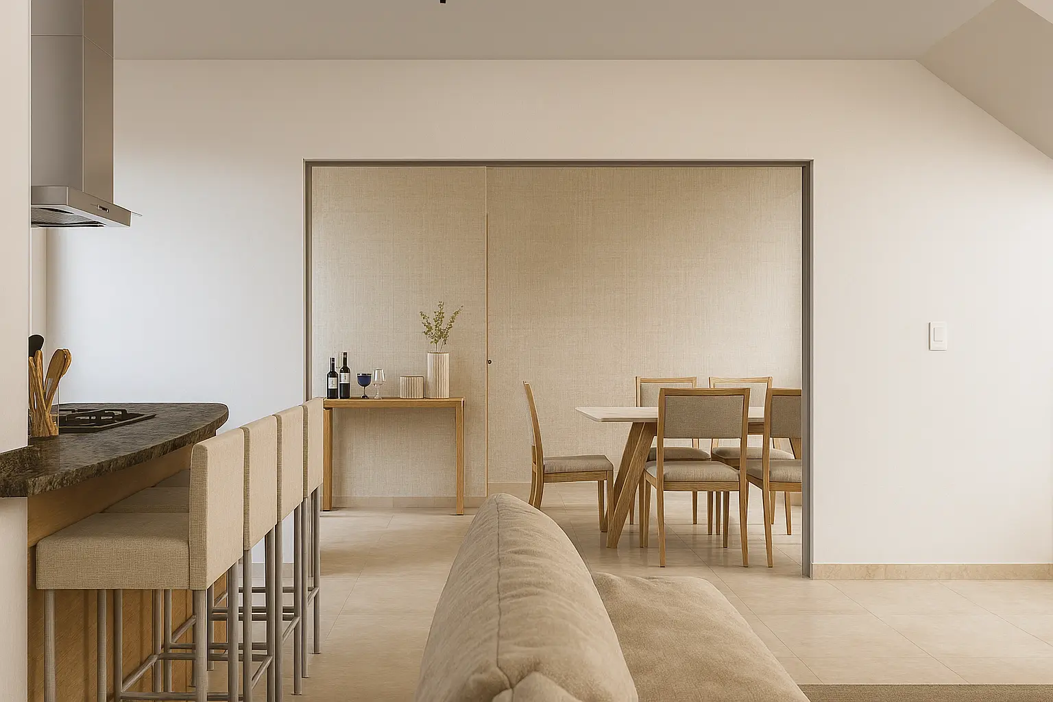 Ambiente 2 do projeto Casa 243 em São Leopoldo/RS